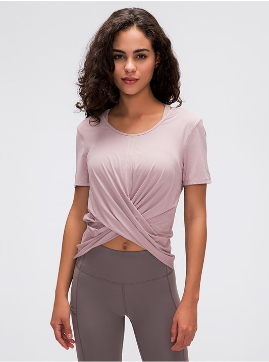 React LUXE Sports Crop - Light Purple