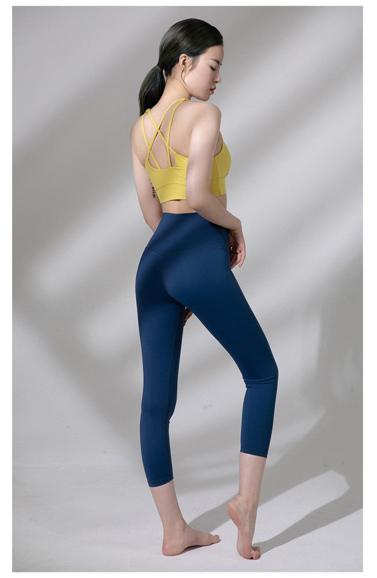 React LUXE Max Support 3/4 Legging - Dark Blue