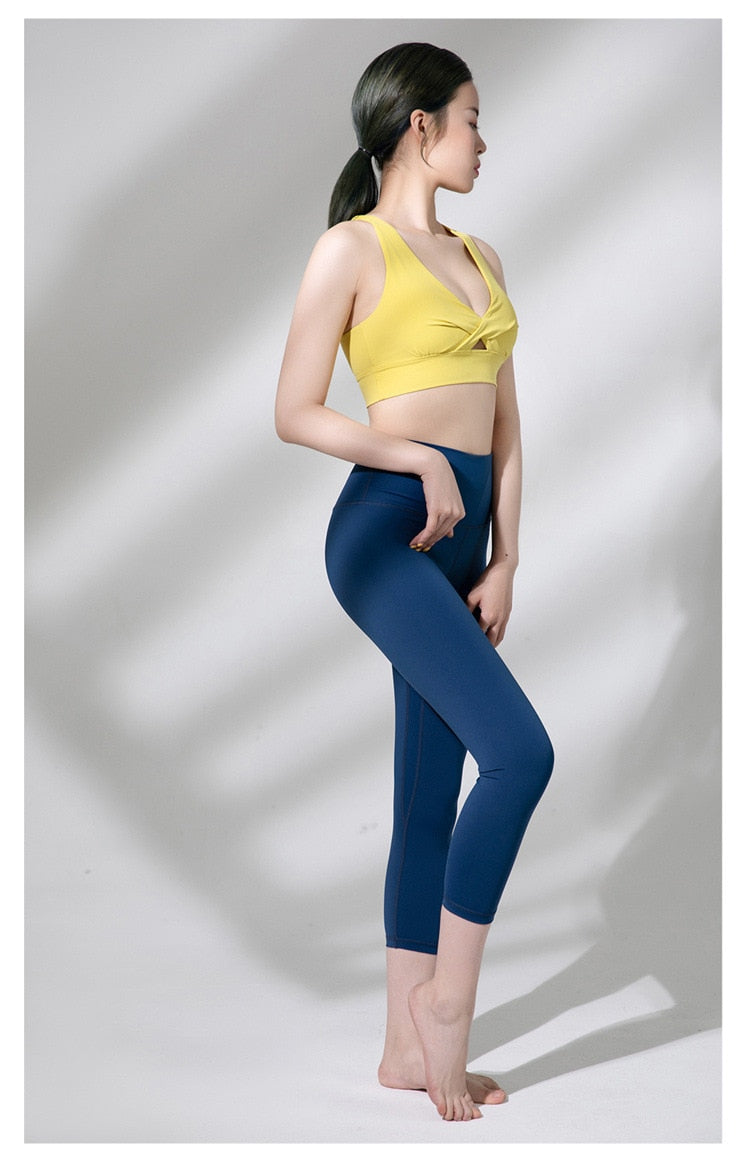 React LUXE Max Support 3/4 Legging - Dark Blue