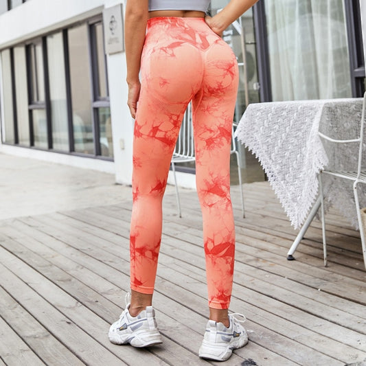 React Super Scrunch Legging - Orange