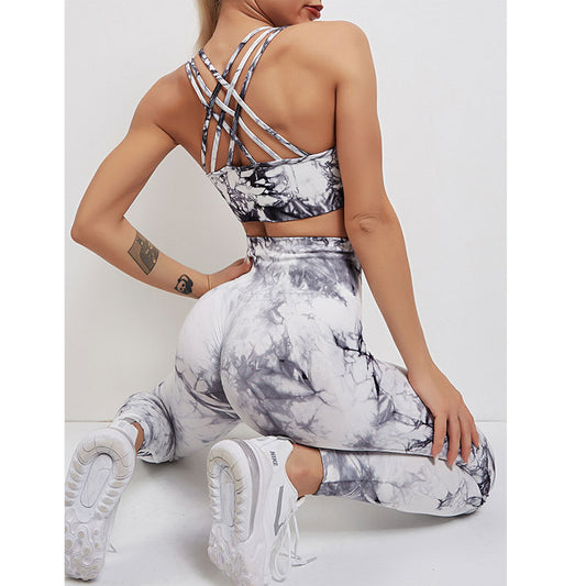 React SUPER LUXE Crop Top - White Marble
