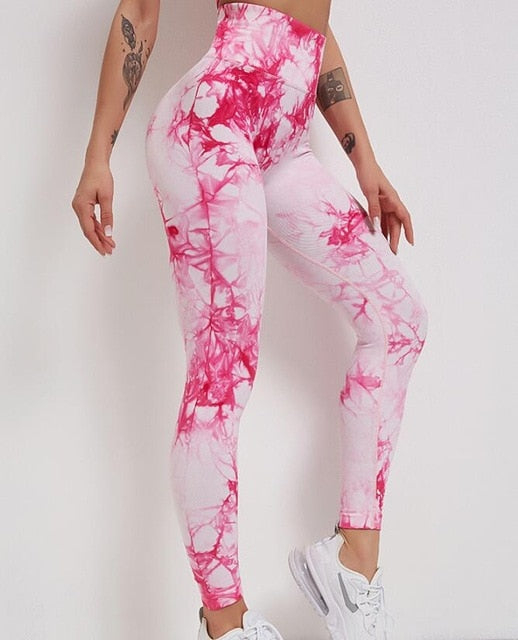 React SUPER LUXE Legging - Pink Marble