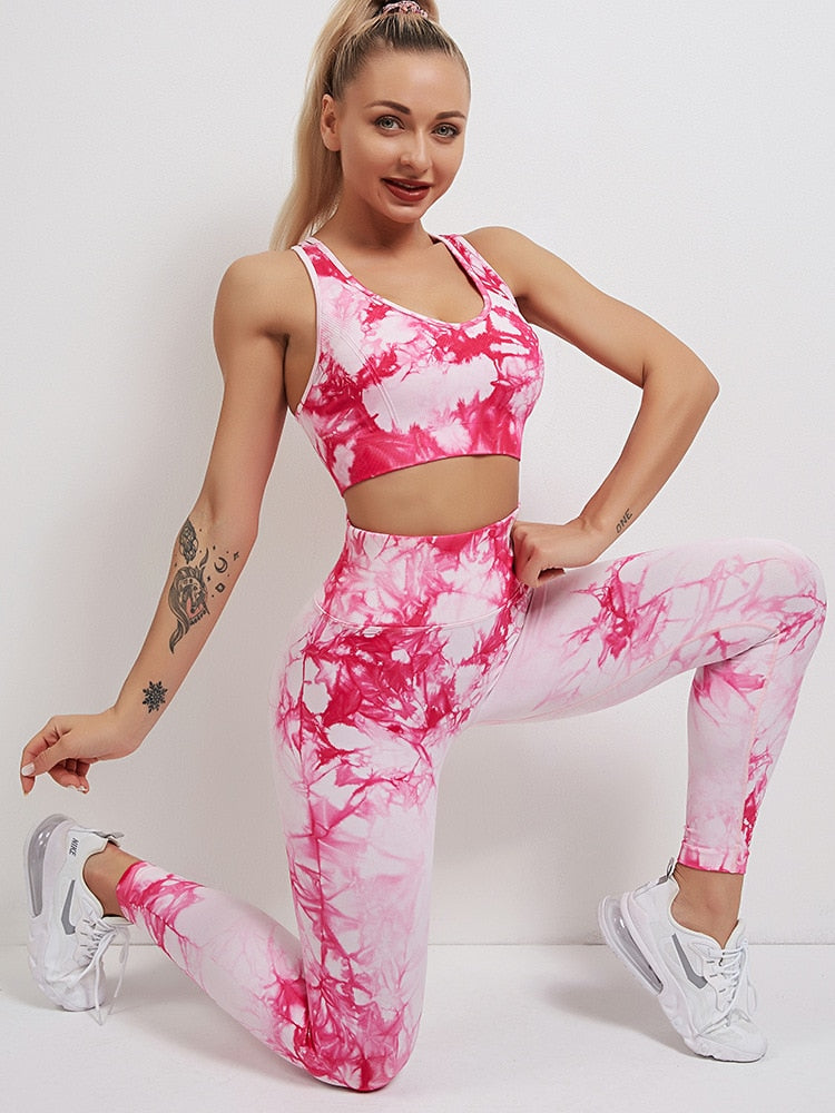 React SUPER LUXE Crop Top - Pink Marble