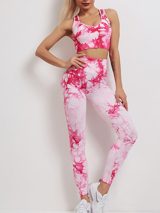 React SUPER LUXE Legging - Pink Marble