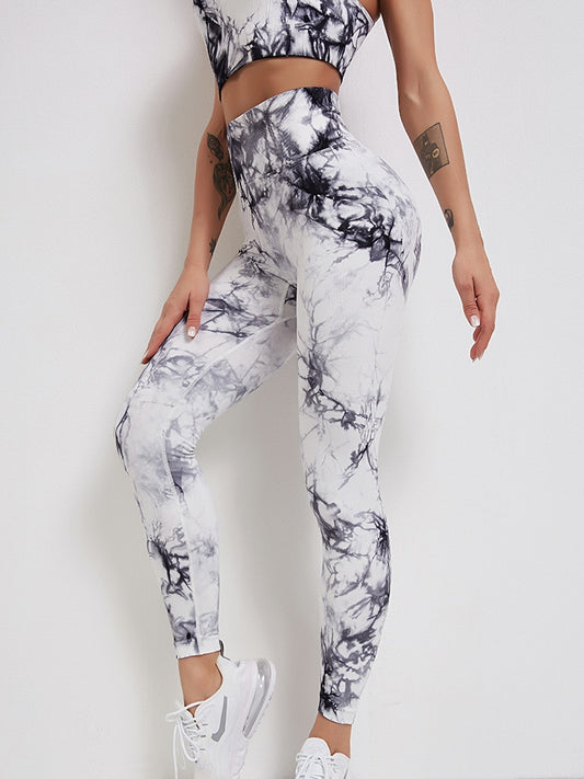 React SUPER LUXE Legging - White Marble