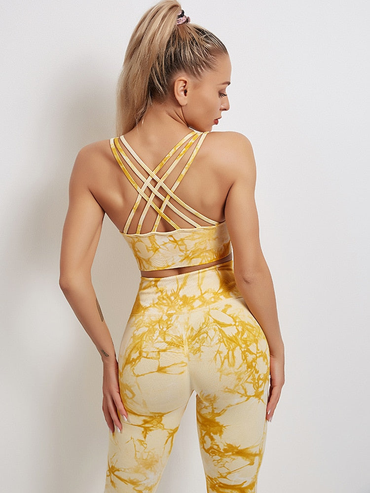 React SUPER LUXE Crop Top - Gold Marble